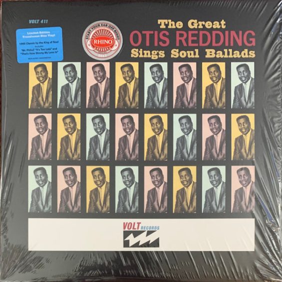 LP Otis Redding – The Great Otis Redding Sings Soul Ballads LP, Limited Edition, Reissue, Translucent Blue Vinyl