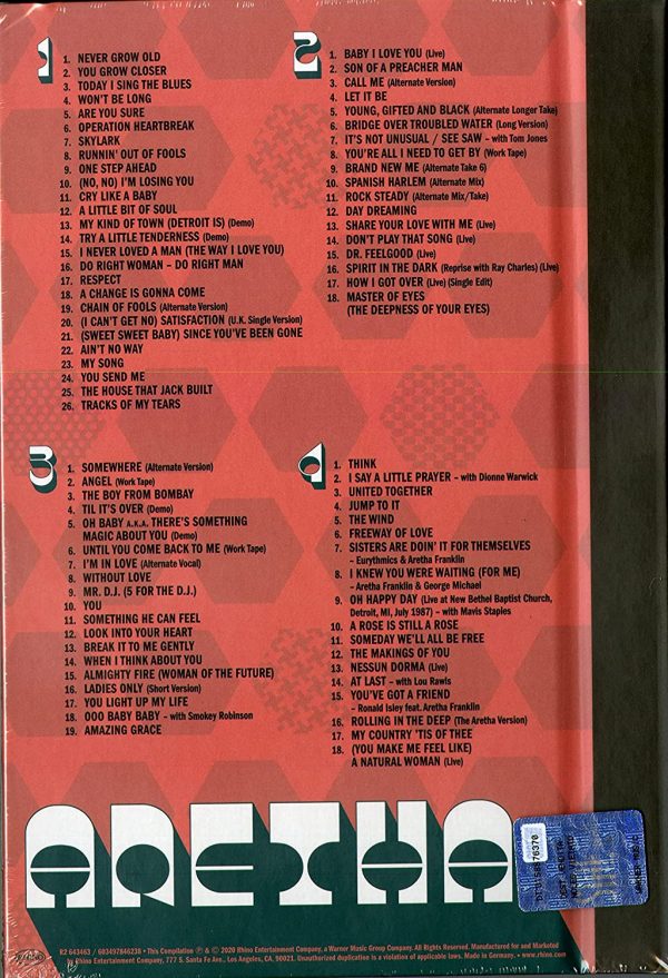 CD FRANKLIN ARETHA – ARETHA CD4 - Slika 2