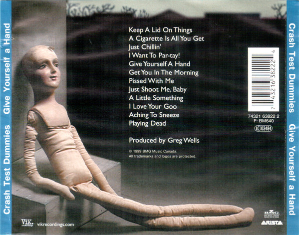 CD CRASH TEST DUMMIES-Give Yourself A Hand - Slika 2