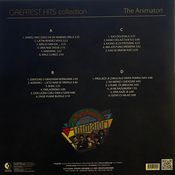 LP ANIMATORI – GREATEST HITS (LP2) - Slika 2