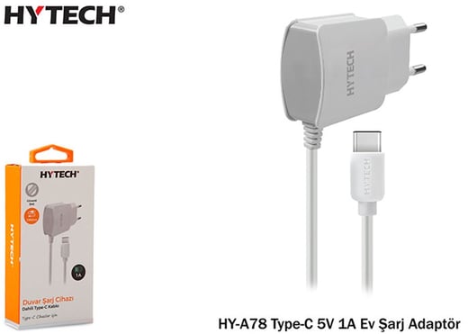HYTECH HY-A78 Type-C 5V 1A KUĆNI PUNJAČ