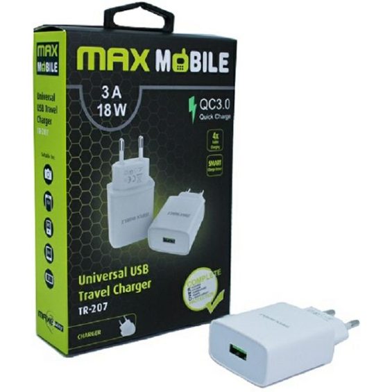 ADAPTER MAX MOBILE 3.0 QUICK CHARGE TR-207