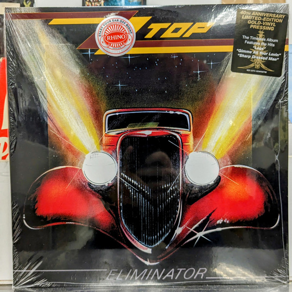 LP ZZ TOP – ELIMINATOR, Limited Edition, Reissue, Remastered, Gold Vinyl