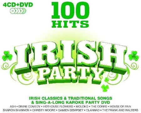 CD IRISH PARTY-100 HITS(4CD+DVD)
