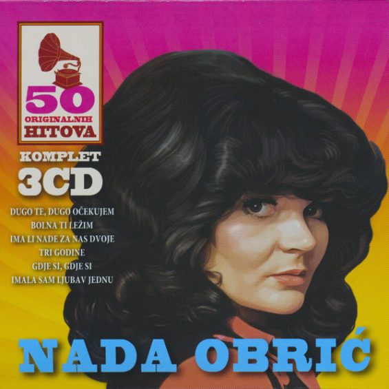 CD NADA OBRIĆ – 50 ORIGINALNIH HITOVA (3 CD)