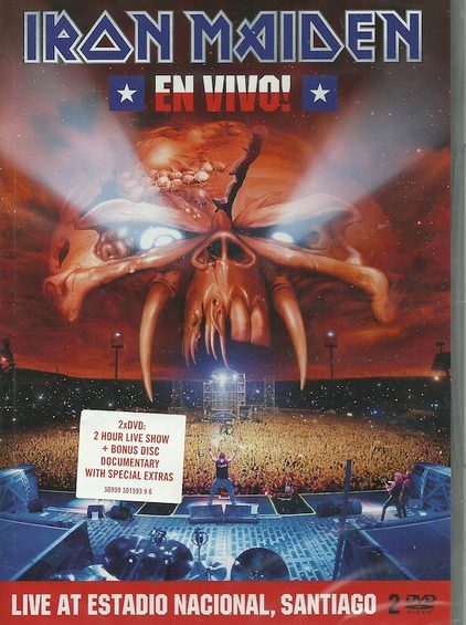 DVD IRON MAIDEN – EN VIVO! (LIVE AT ESTADIO NACIONAL, SANTIAGO) (2 DVD)