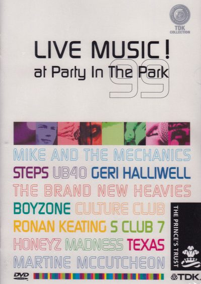 DVD VARIOUS- Live Music! At Party In The Park 99