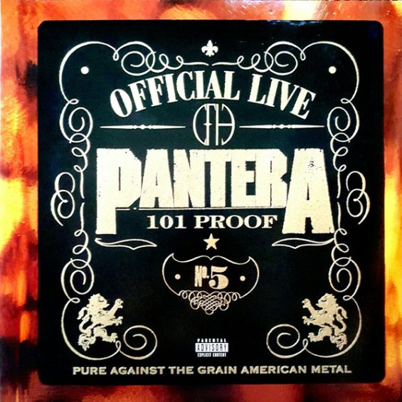 LP PANTERA-Official Live: 101 Proof(2LP)